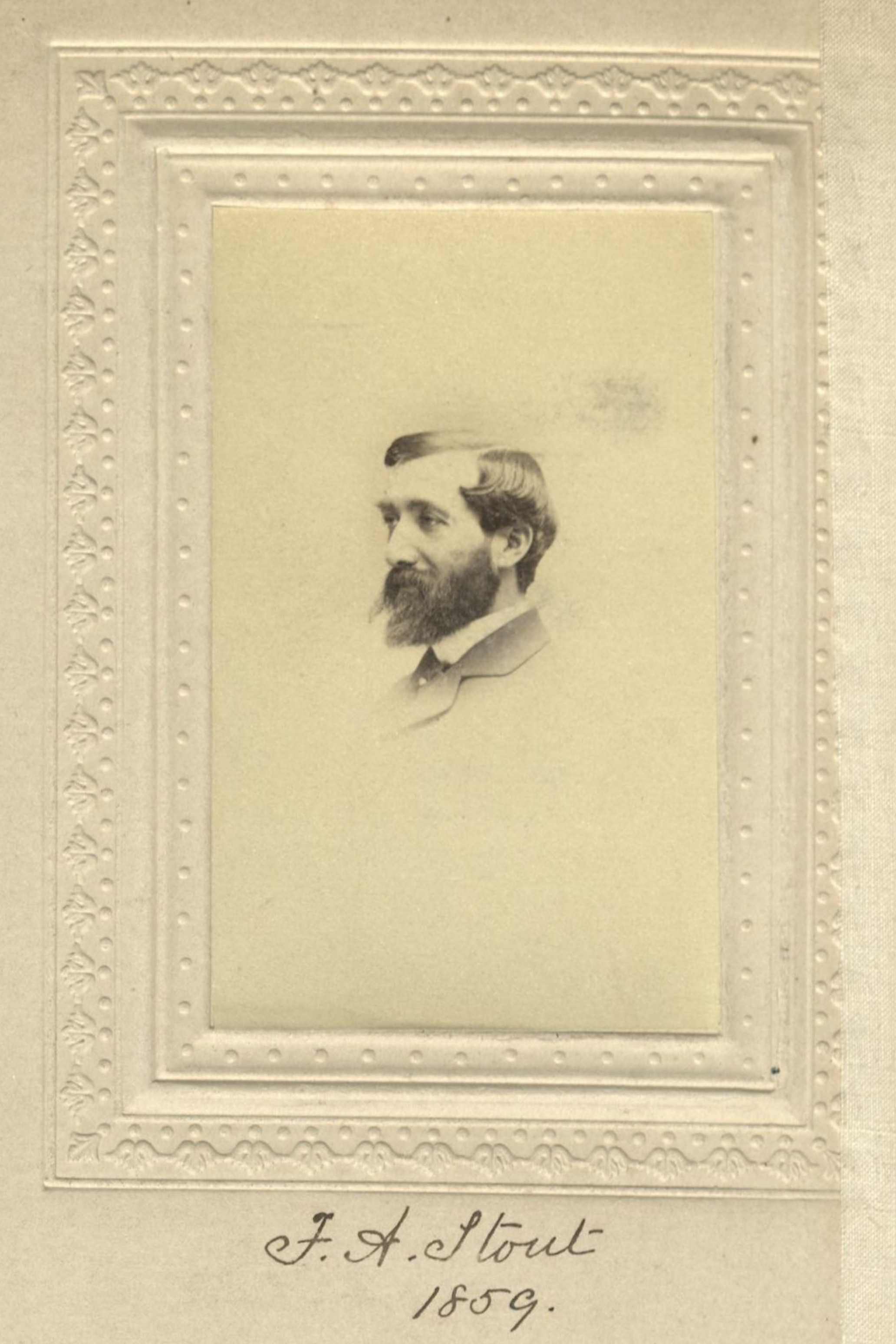 Member portrait of Francis A. Stout